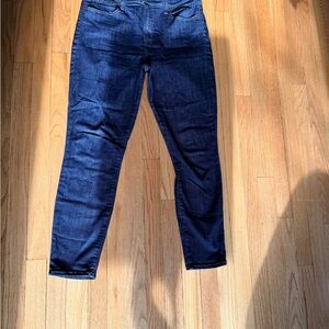 Gap Women’s True Skinny High Rise Jeans Dark Wash Size 31/12R Stretch Denim NWOT